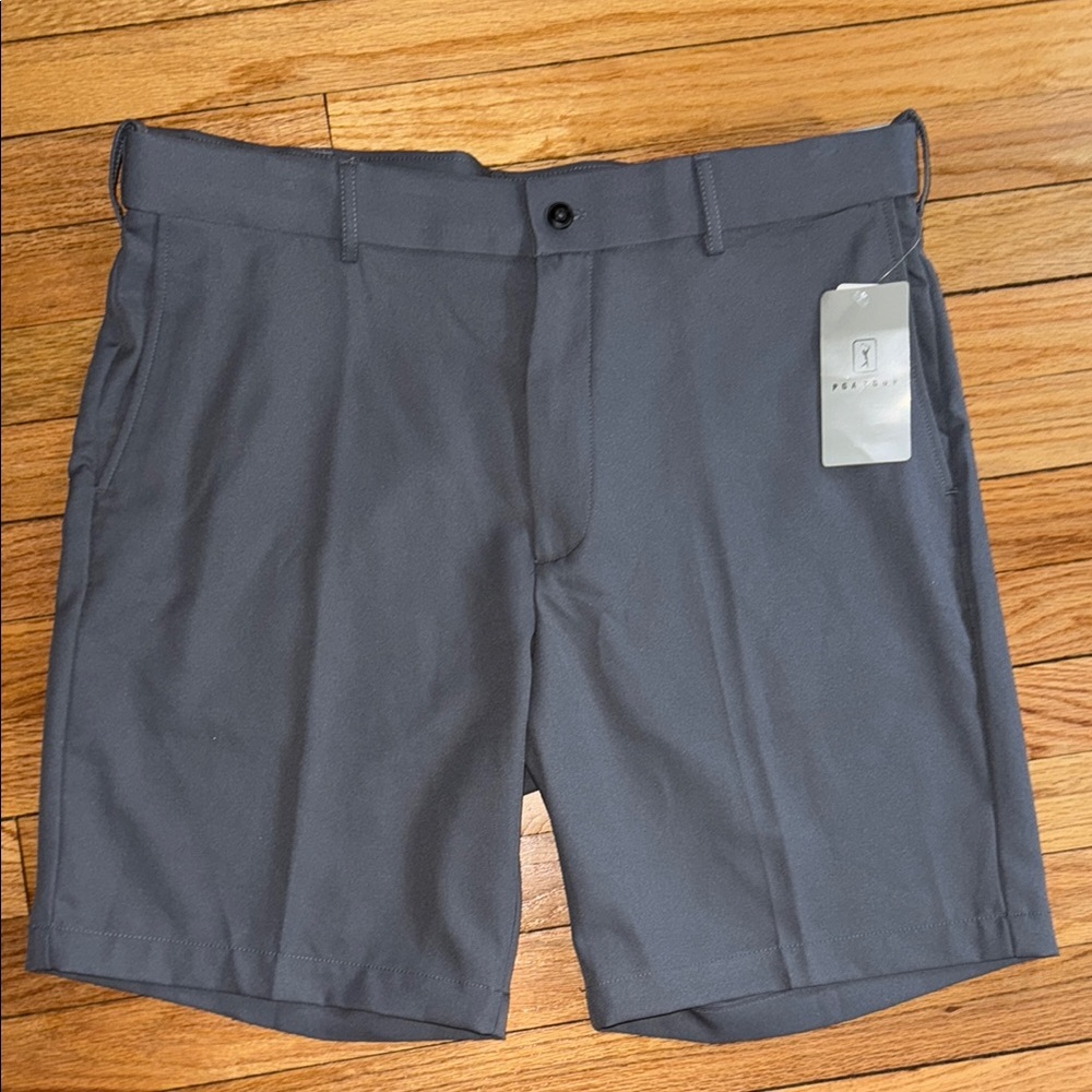 PGA Golf Shorts Men's Gray Golf Shorts Size 36